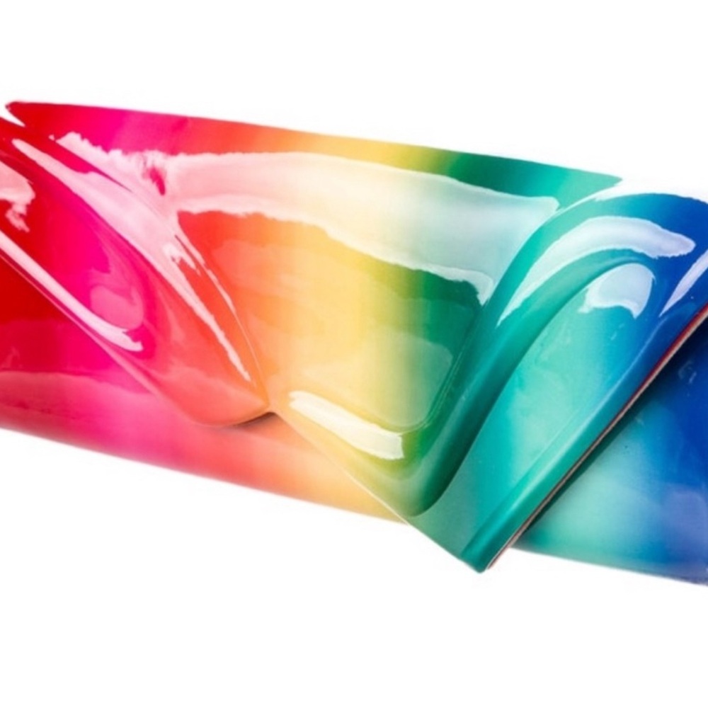 Christian Louboutin Red and Pink Clutch Vibrant Design